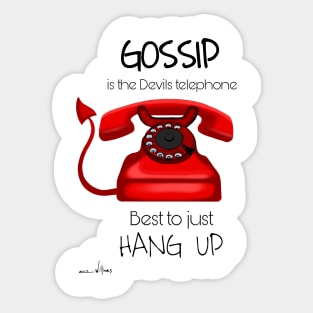 Gossip Telephone Sticker